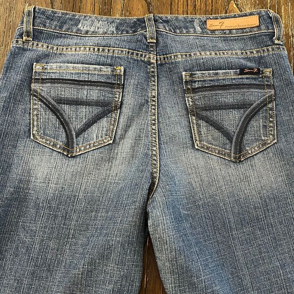 Seven7 Flare Jeans Size 10 - Picture 3 of 15